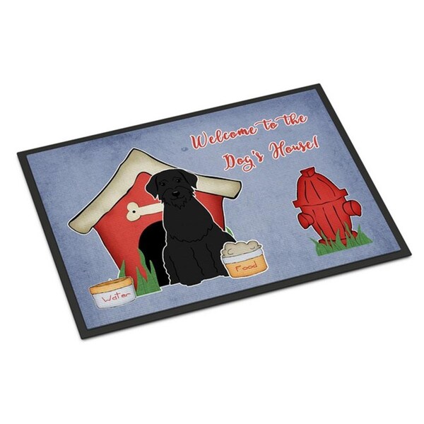 Carolines Treasures Dog House Collection Giant Schnauzer Indoor or Outdoor Mat, 24 x 0.25 x 36 in. BB2820JMAT - main
